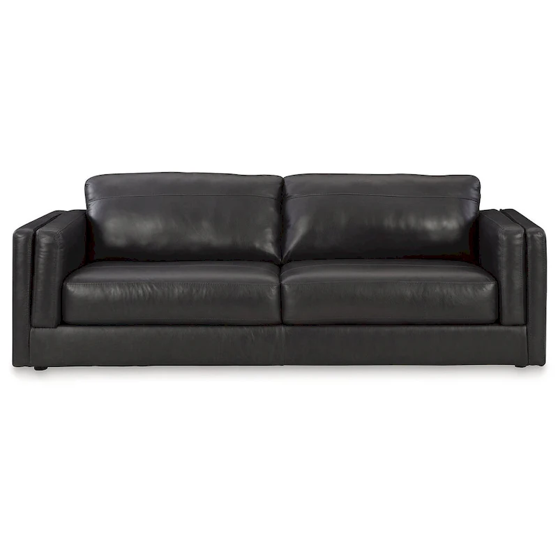 Signature Design by Ashley Amiata Onyx Sofa - 96W x 41D x 35H