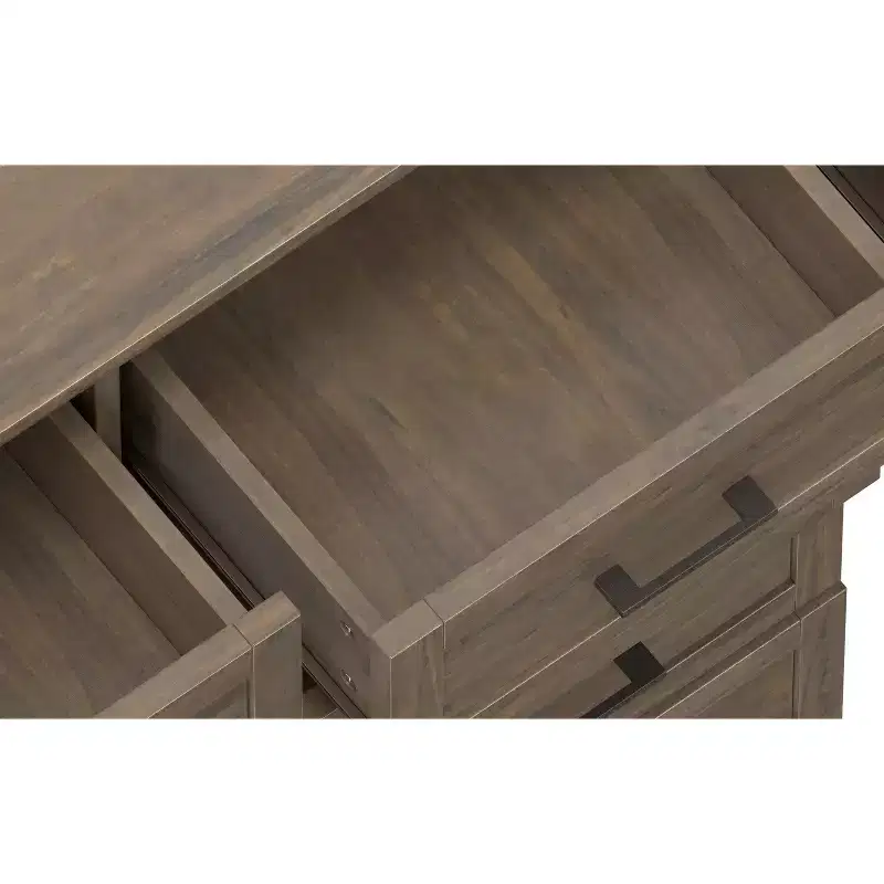 Cantina SOLID WOOD 54 inch Wide Rectangle Transitional Sideboard in Smoky Brown