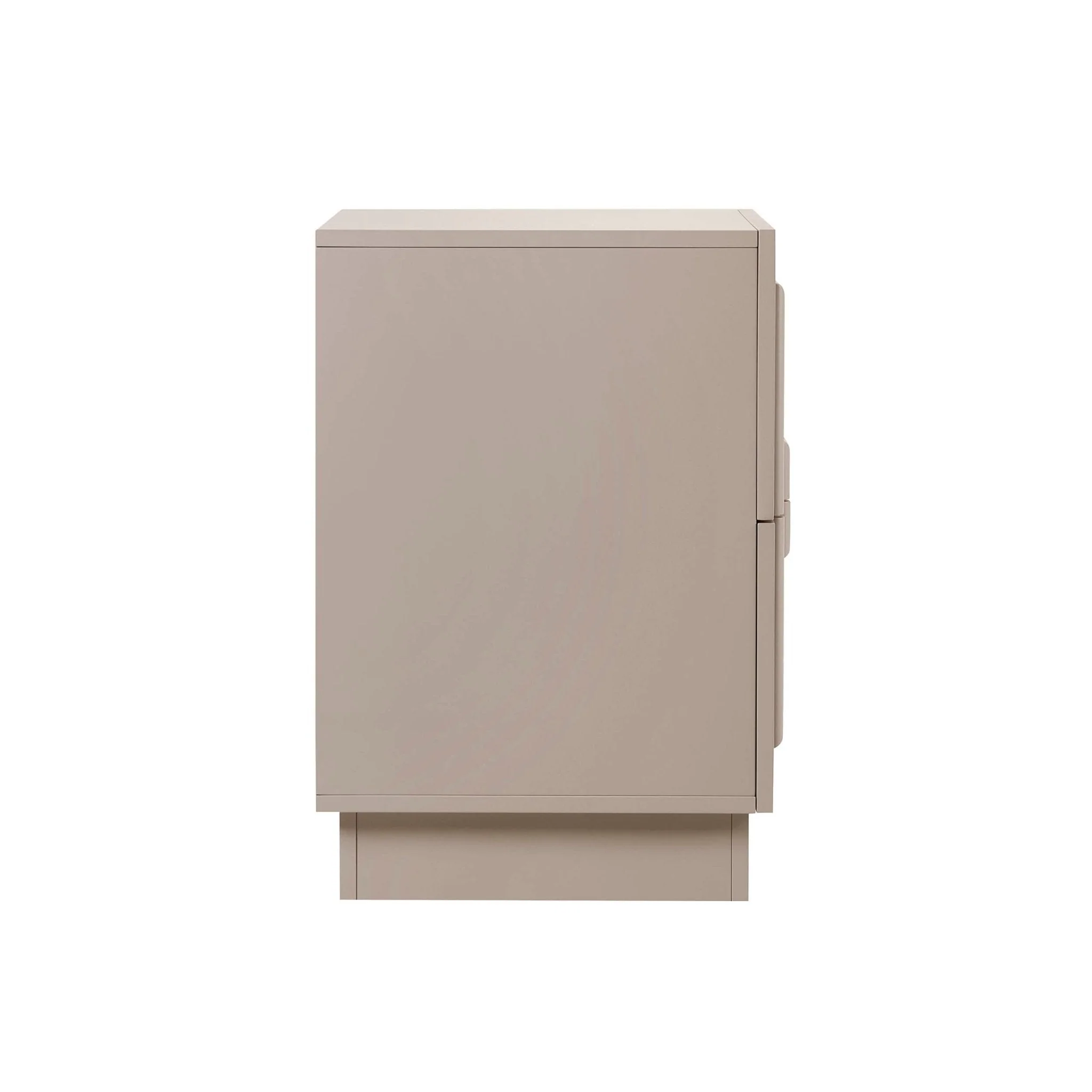 2 Drawer Bedside Table - Taupe