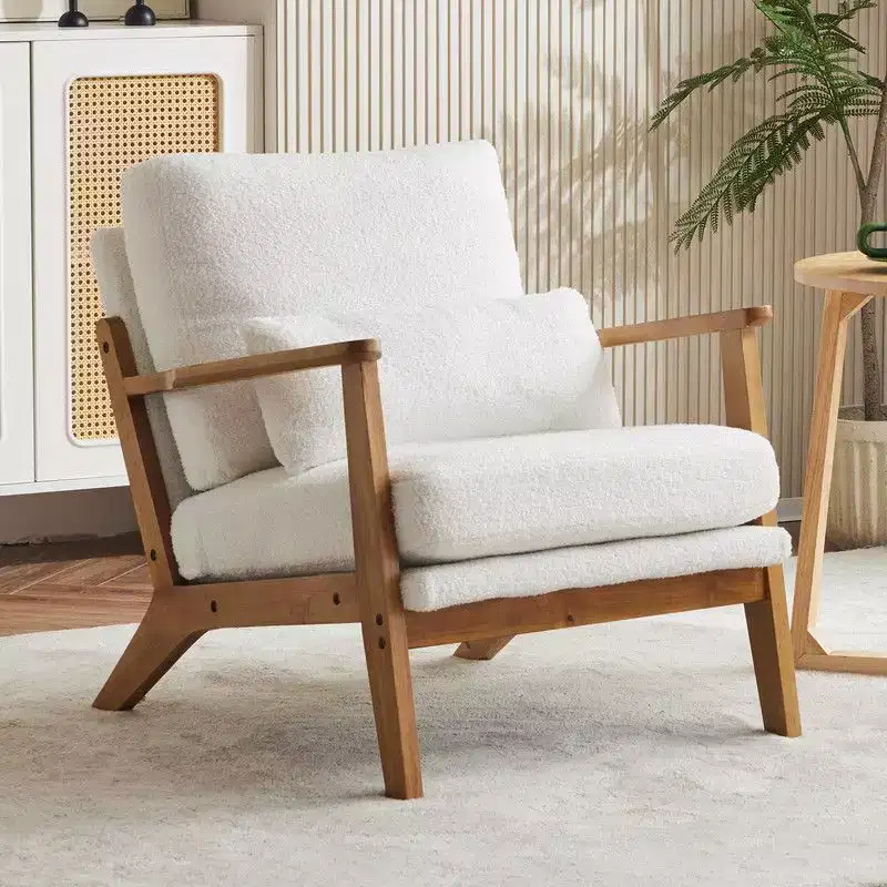 Karl Home Upholstered Single Lounge Chair Accent Chair