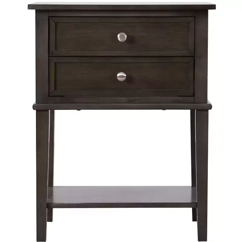 2-Drawer Nightstand with English Dovetail Drawers (28 in. H x 22 in. W x 16 in. D)