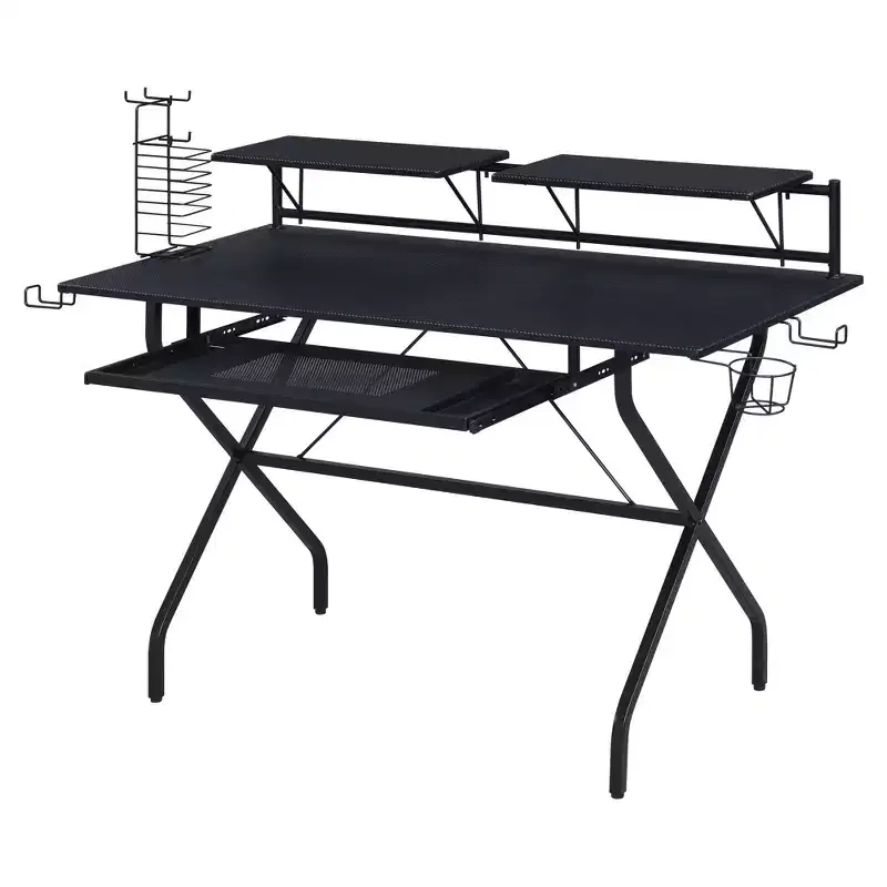 45 in. H Black Steel Standing Desk