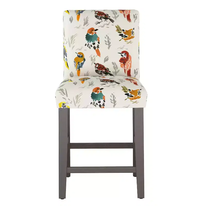 Skyline Furniture Hendrix Patterned Counter Height Barstool