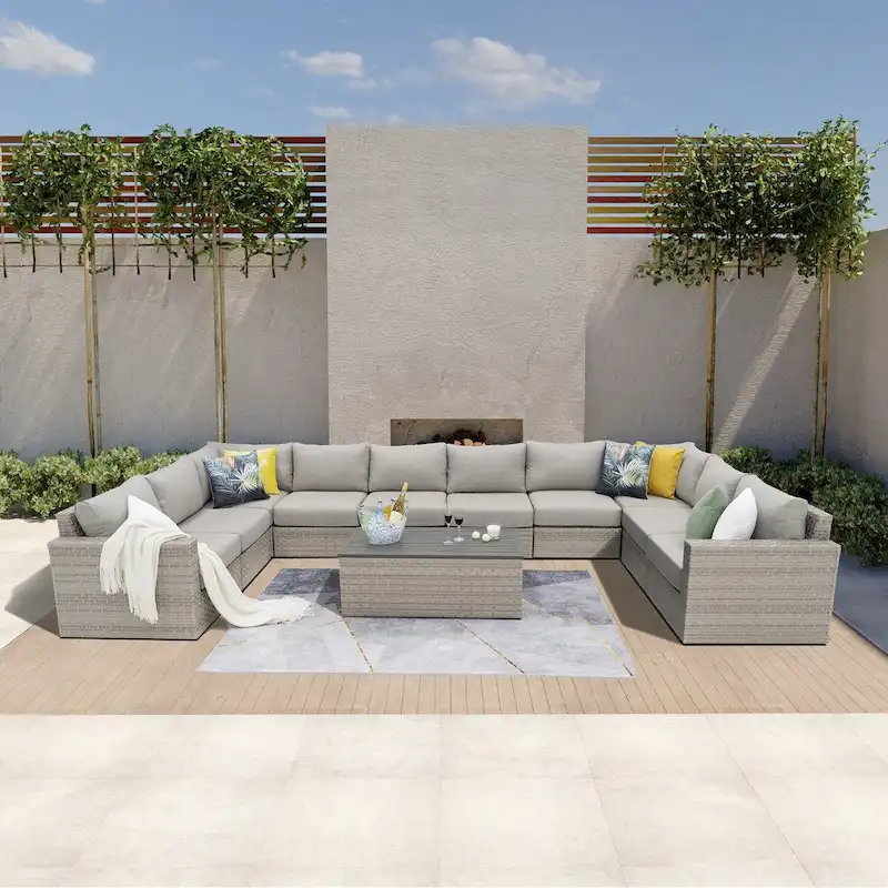 Avalon Bay 11-piece Deep Seating Sectional
