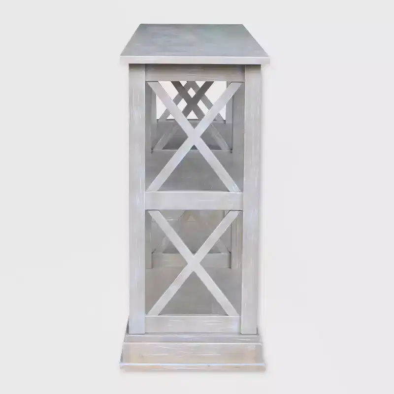Hampton Sofa Server Table with Shelves - International Concepts