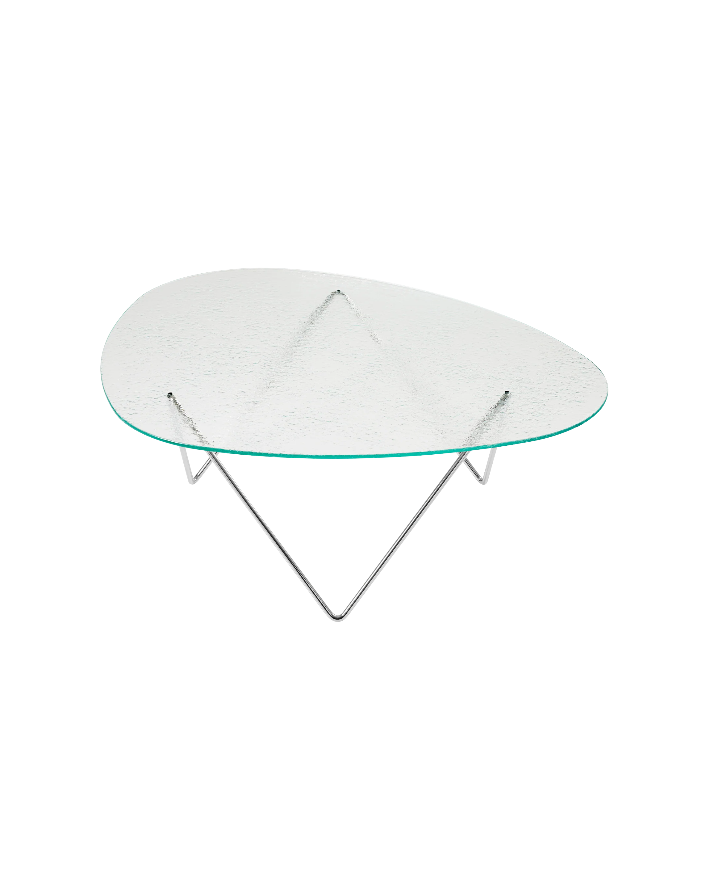 Scandinavian Natural Wood Coffee Table with Slim Metal Legs for Living Room