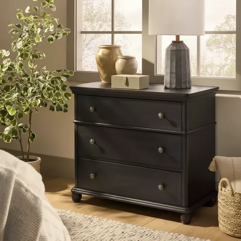 3 Drawer Classic Vertical Dresser -
