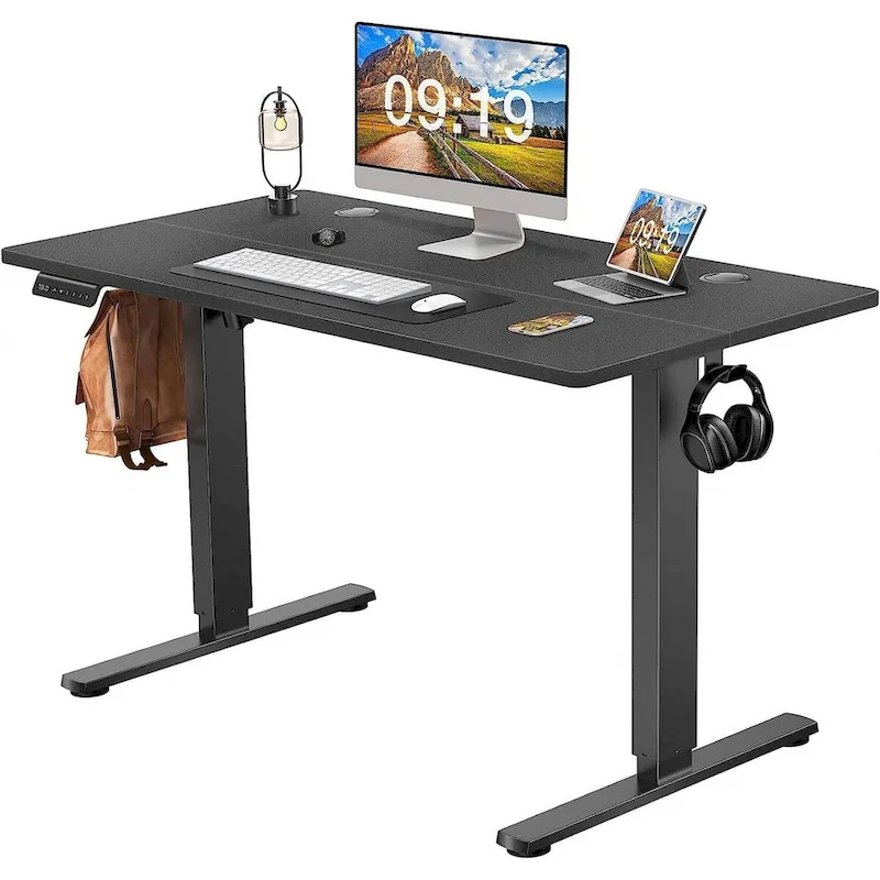 Height Adjustable Standing Desk with Electric Motor