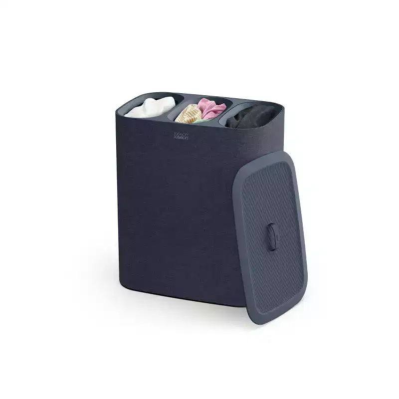 Joseph Joseph Tota Trio 90L Laundry Basket - Black