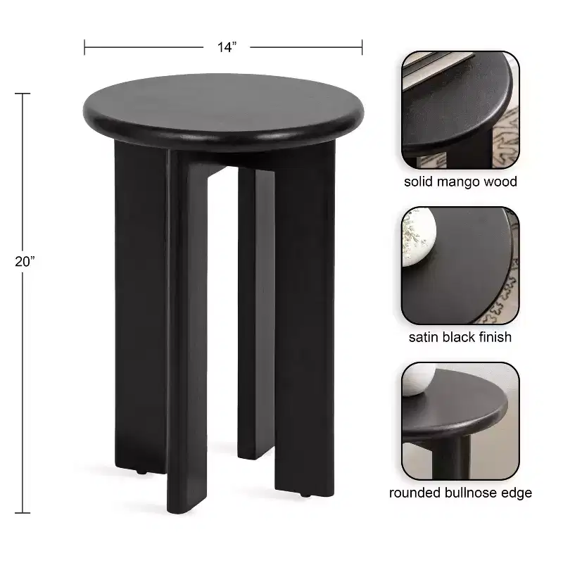 Kate and Laurel Seebeck Round Side Table