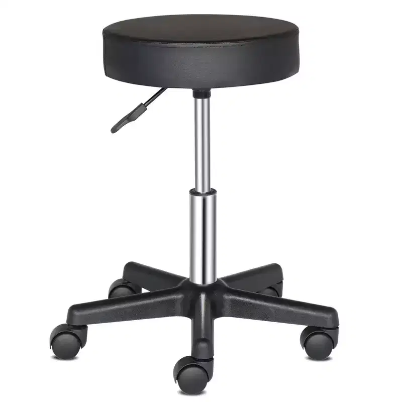 Rolling Hydraulic Salon Stool Height Adjustable Swivel Chair for Spa, Shop, Massage, Medical, Work or Office