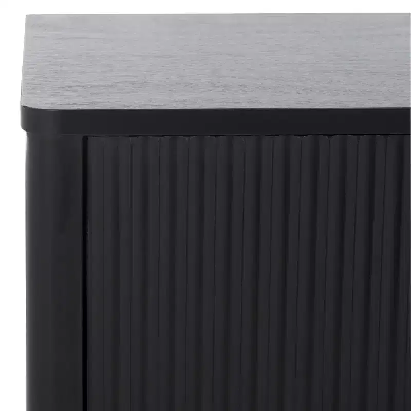 2-Door TV Stand | Desert Brown / Matte Black / Natural | Fits up to 43