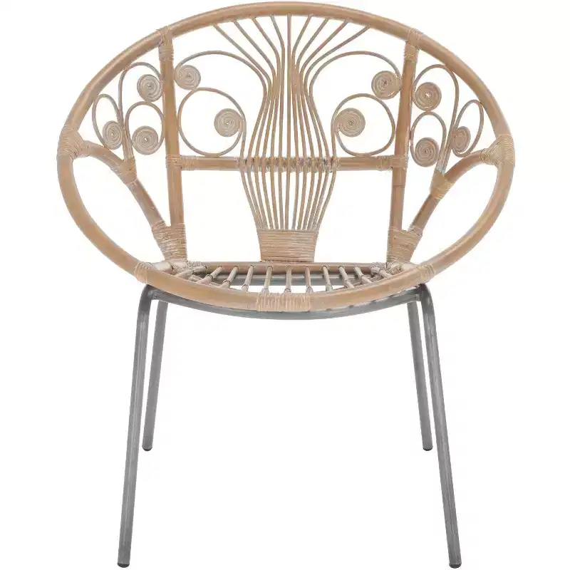 Carlson Accent Chair - WIK6505A - Grey White Wash/Black - Safavieh