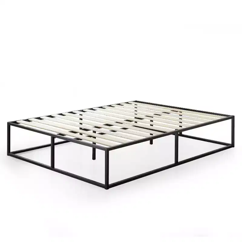 14 Joseph Platform Bed Frame Black - Zinus