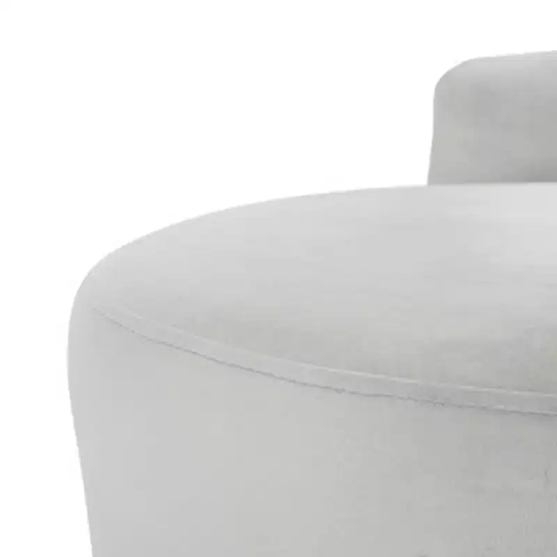 Parisian Velvet Settee Loveseat Metal Frame Gold Cap Legs Foam Cushion Seats 2 550 lbs