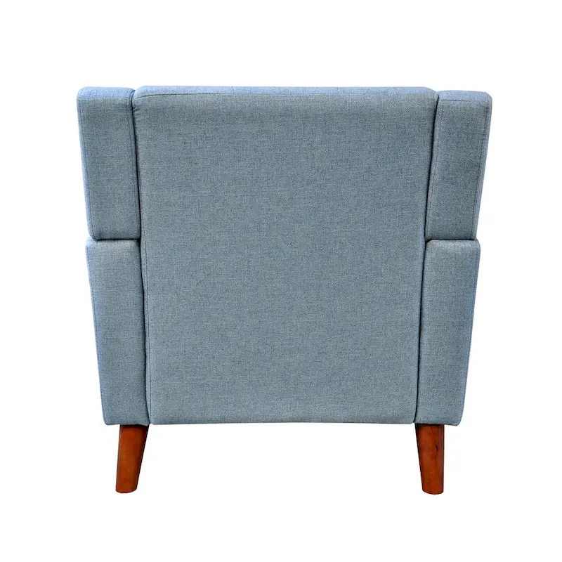 Upholstered Armchair with Tufted Back
