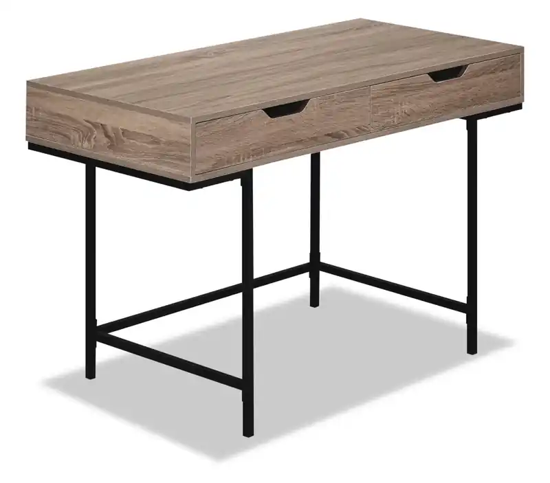 47.25 Office Desk with 2-Drawers