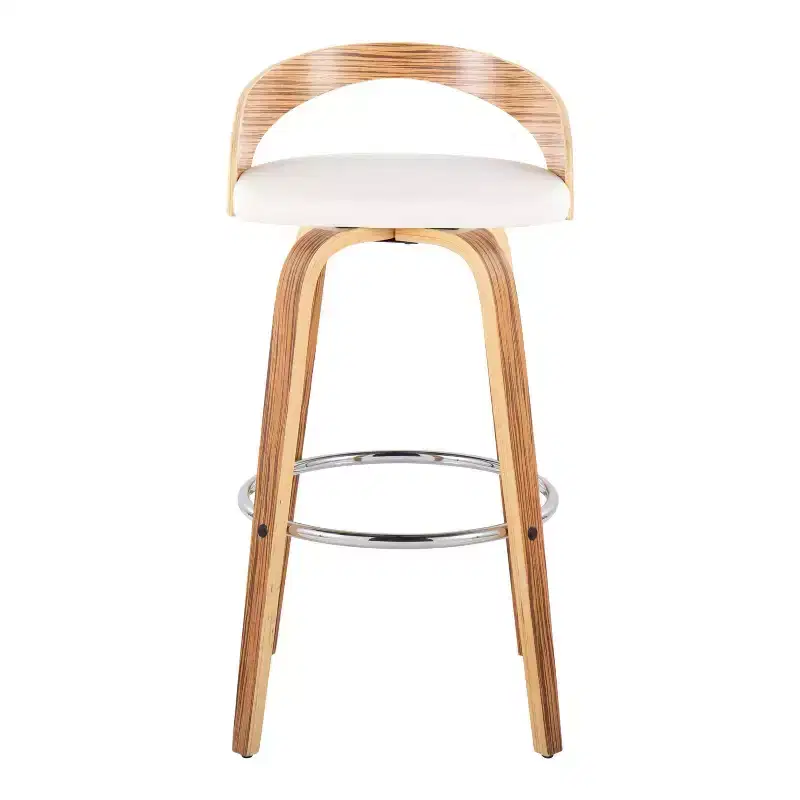 LumiSource Set of 2 30 Grotto Swivel Barstools