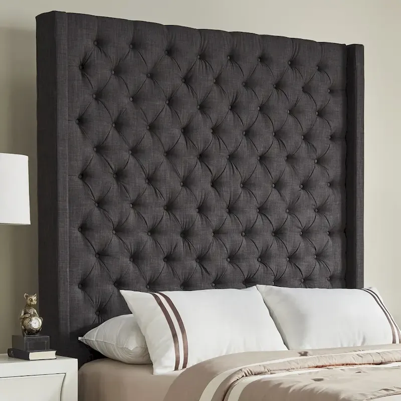 Naples Button-tufted Wingback Headboard only by iNSPIRE Q Artisan