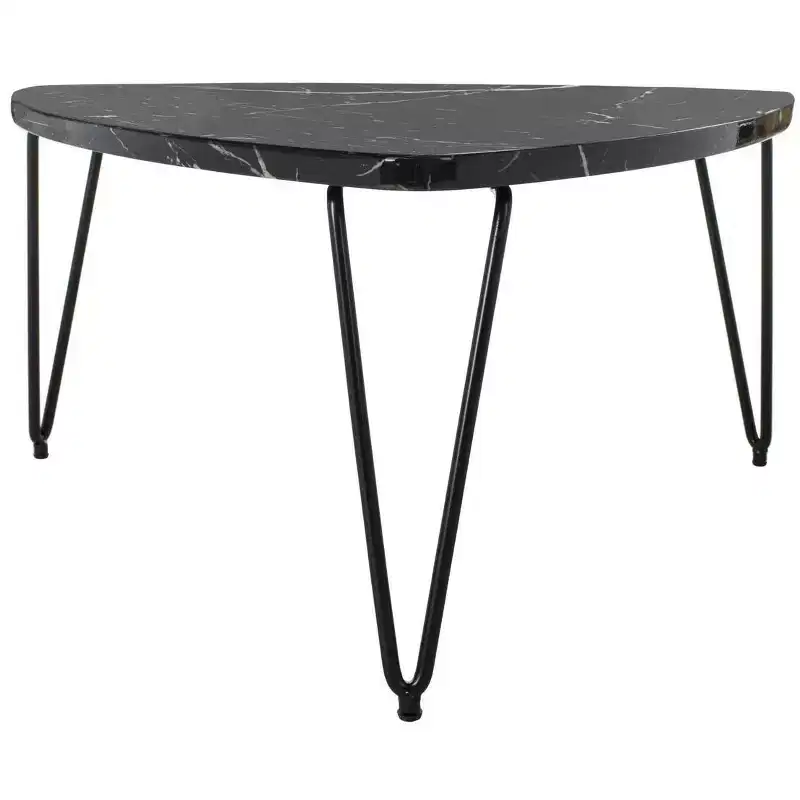 Jacky Triangle Coffee Table - Black - Safavieh