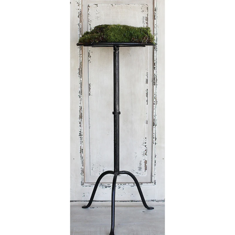 Round Metal Drink Table