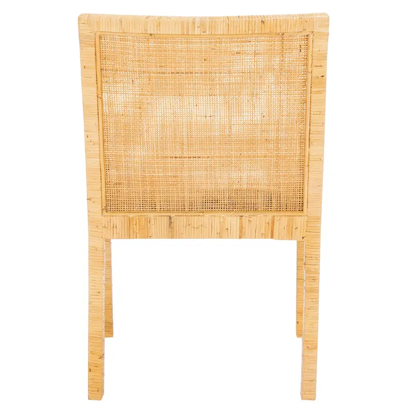 SAFAVIEH Almira Coastal Accent Chair with Cushion - 22.8 W x 22.4 L x 34.6 H - 23Wx22Dx35H