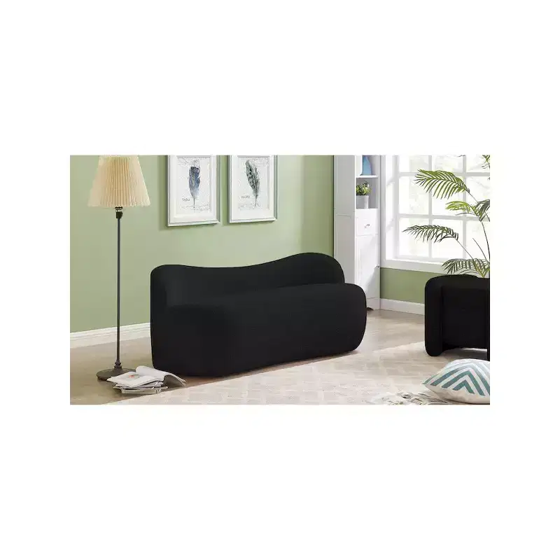 Meridian Furniture,Flair Boucle Fabric Bench