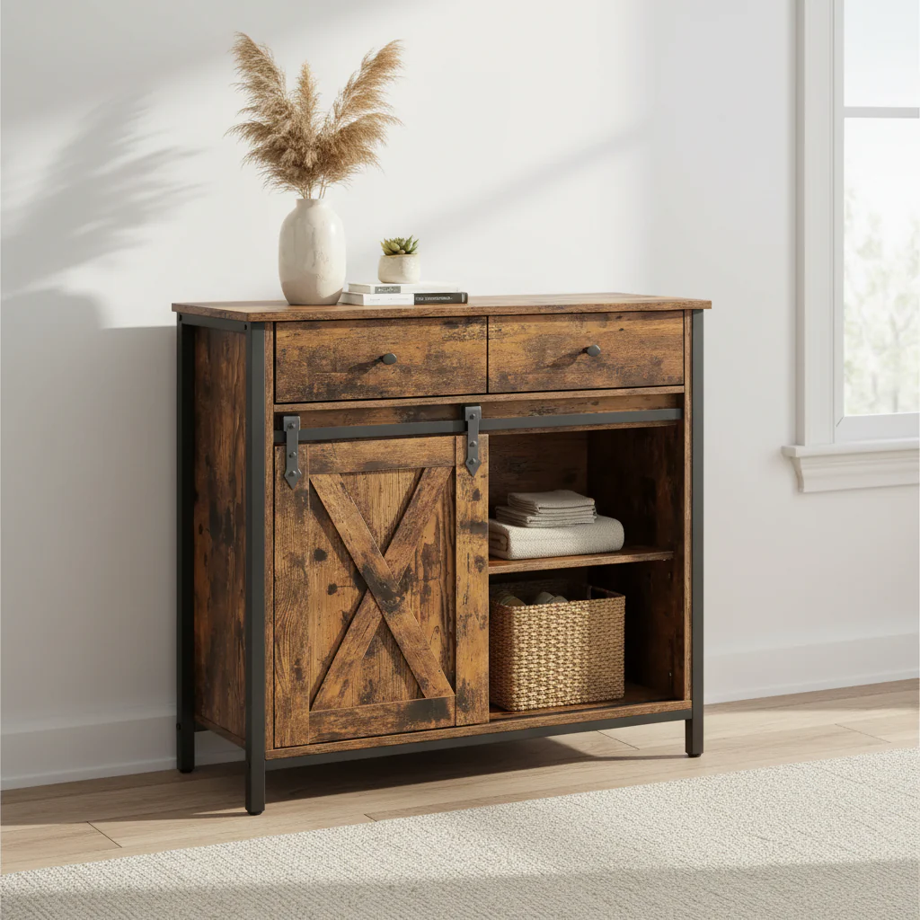 Buffet Cabinet - 11.8D x 27.6W x 31.5H
