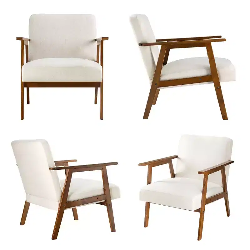 Mid-Century Modern Accent Chair, 5.9