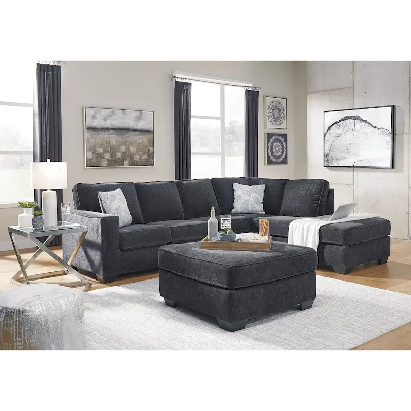 Signature Design by Ashley Altari 2-Piece Sleeper Sectional with Chaise - 110W x 90D x 37H