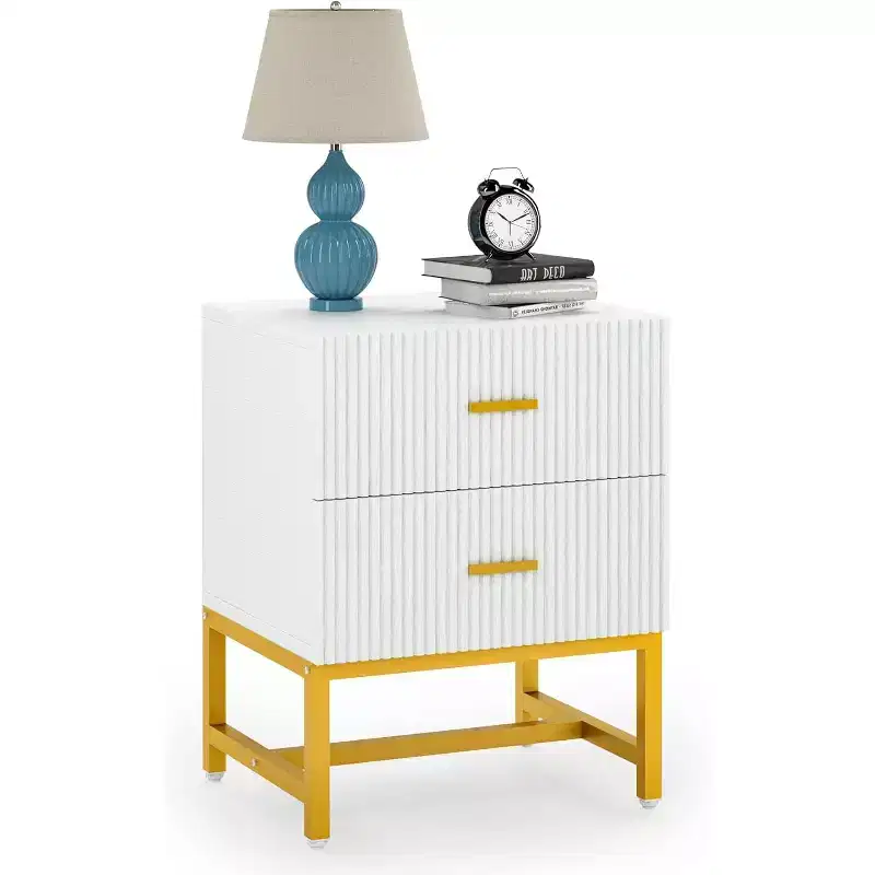 Lantine 2 Drawers Night Stands Bedside Table
