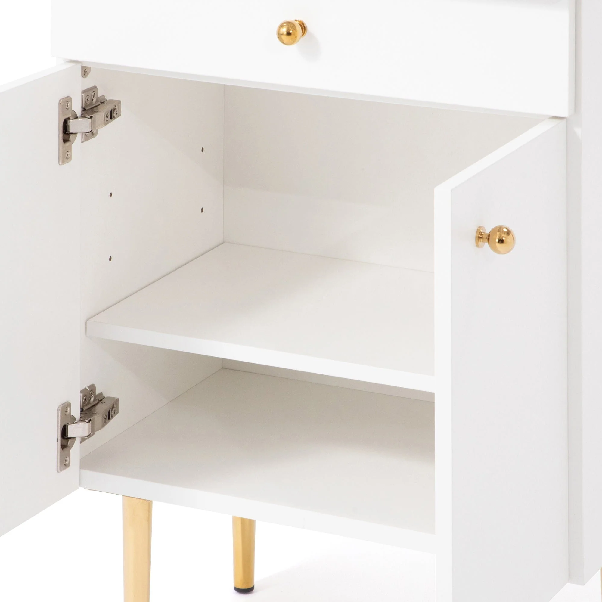 Multi-Color Sideboard with Storage Compartments
