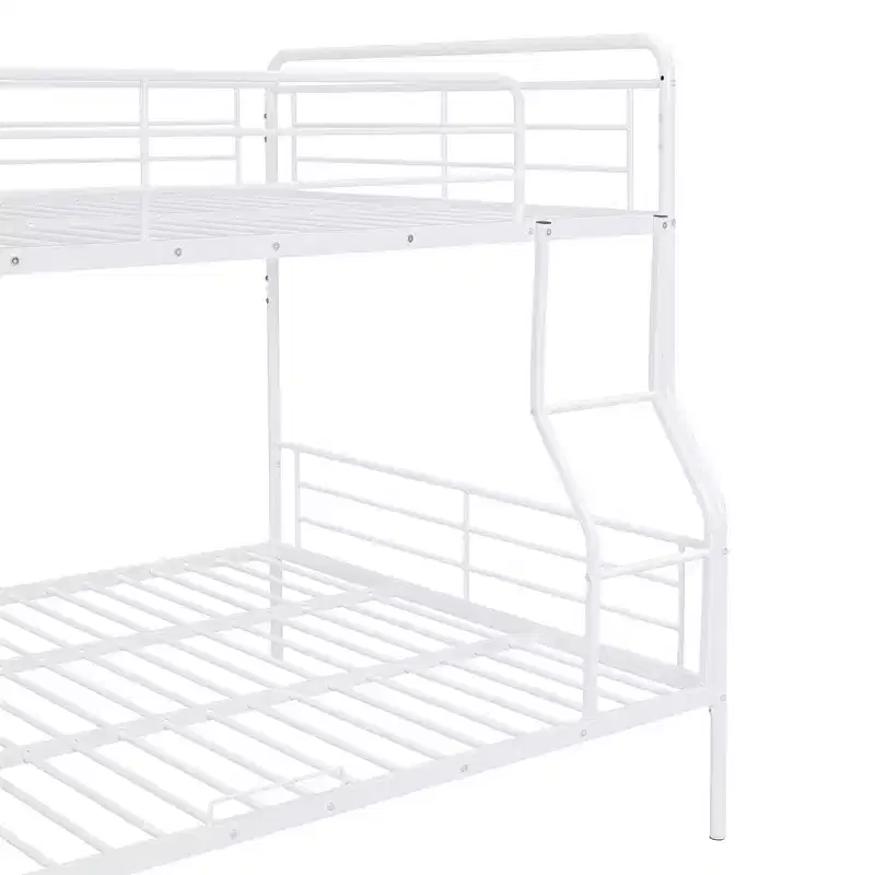 Full XL Over Queen Metal Bunk Bed - ModernLuxe