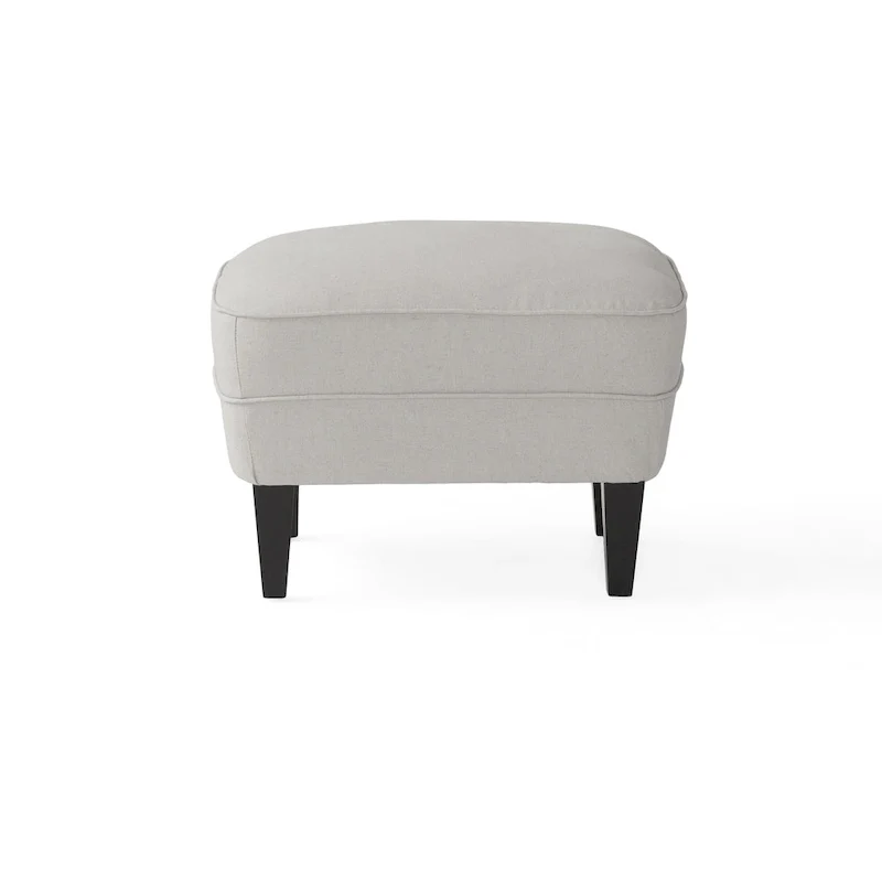 Tafton Tufted Club Chair with Ottoman by Christopher Knight Home