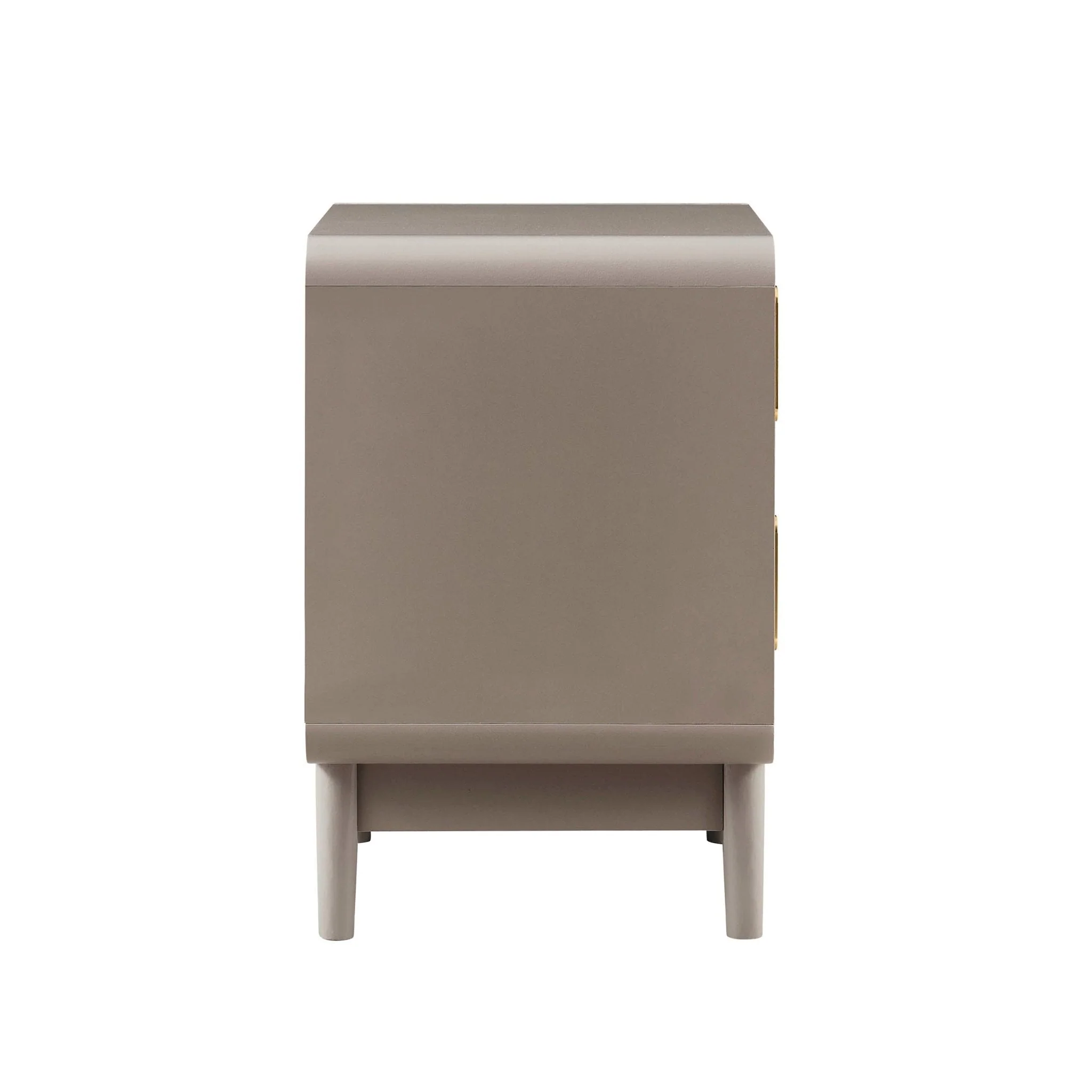 2 Drawer Bedside Table - Taupe