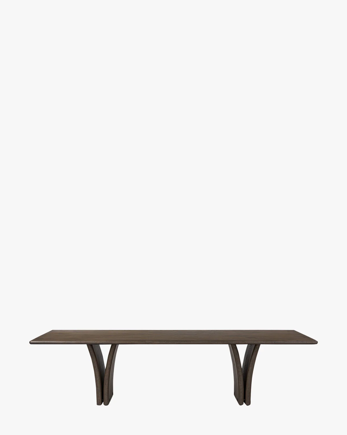 Rustic Reclaimed Oak Dining Table with Sculptural Base for Dining Room
