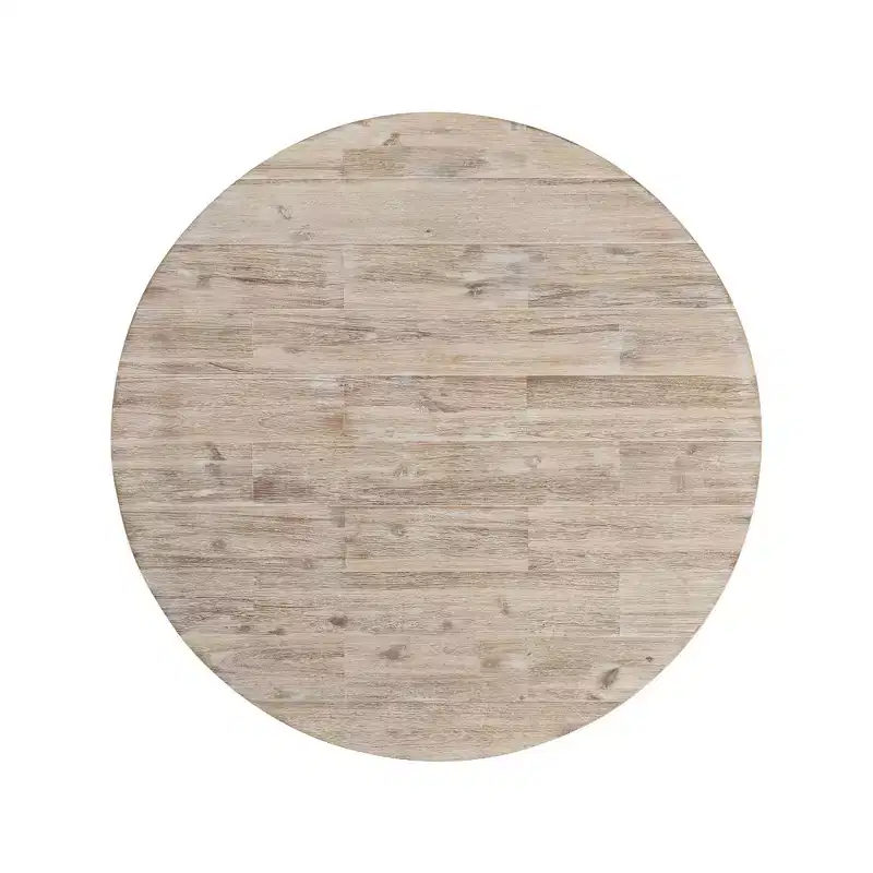 Picket House Furnishings Keaton Round Counter Height Dining Table Beach: 36" High, Pedestal Base, Seats 4