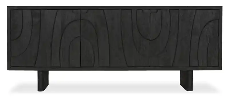 60 Modern TV Stand with Storage and Cable Management for TVs up to 80