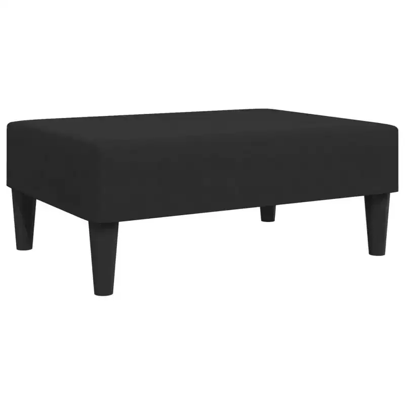 Modern Ottoman Footstool, Velvet Upholstered Pouf Stool for Footrest, Compact Accent Seating for Living Room