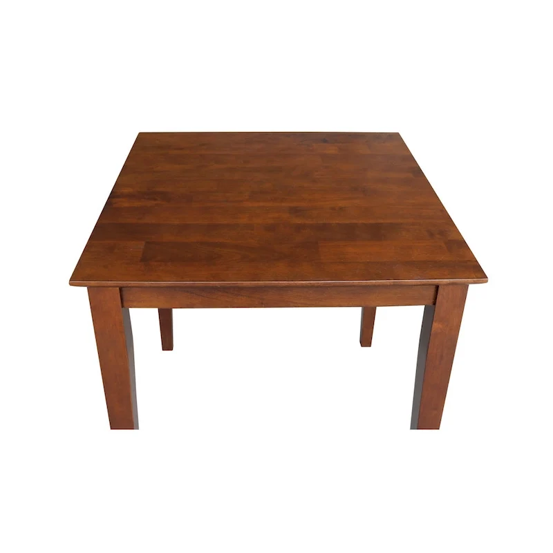 The Gray Barn Cattail Abode Espresso-finished Wood Table with Shaker Legs - Espresso