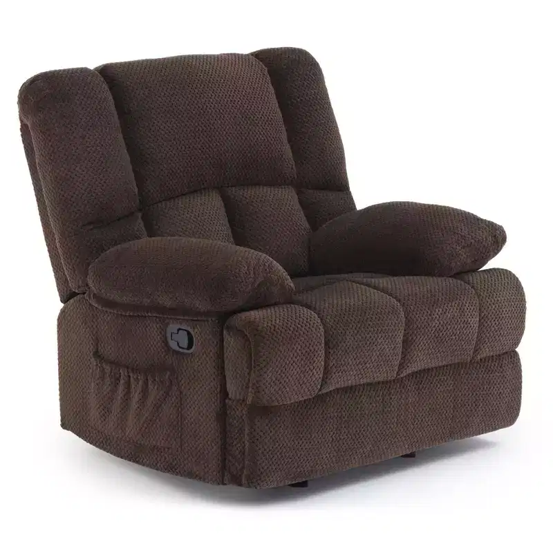 Recliner Sofa for Living Room Chair for Adults, Chocolate