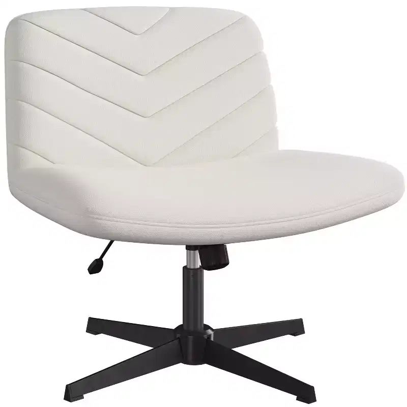 Yaheetech Fabric Swivel Desk Chair Office Chair for Home Office