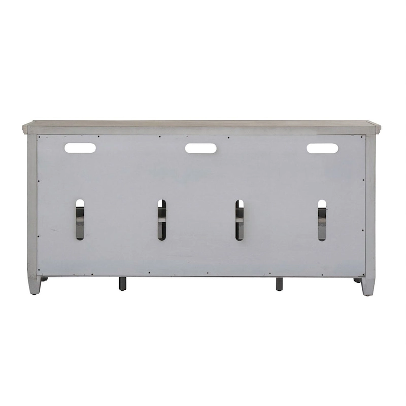 Heartland Antique White Tobacco Entertainment TV Stand
