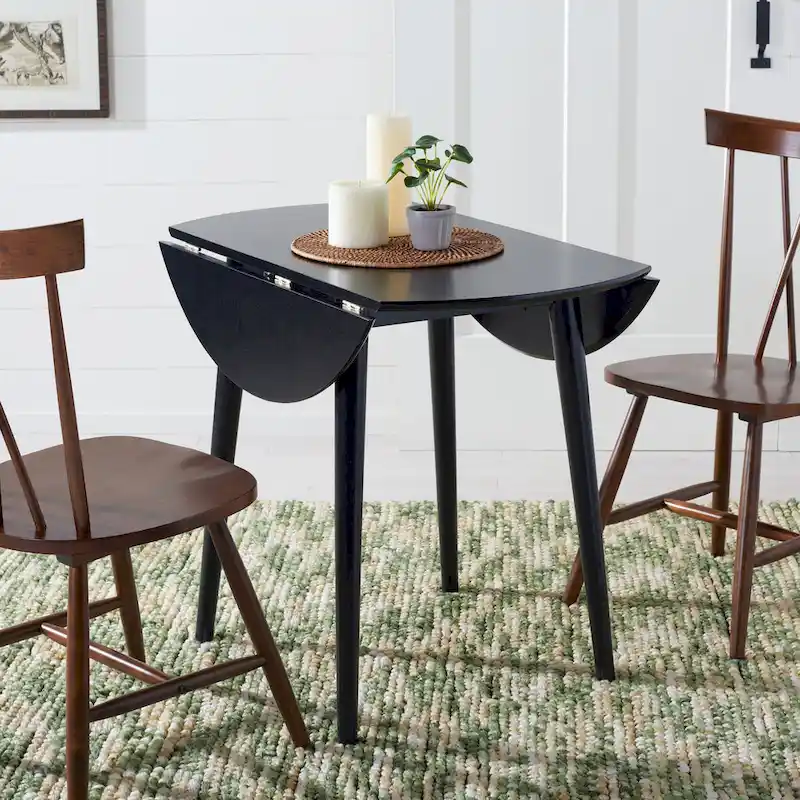 SAFAVIEH Geoff Folding Round Dining Room Table - 35 W x 35 L x 29 H - 35Wx35Dx29H