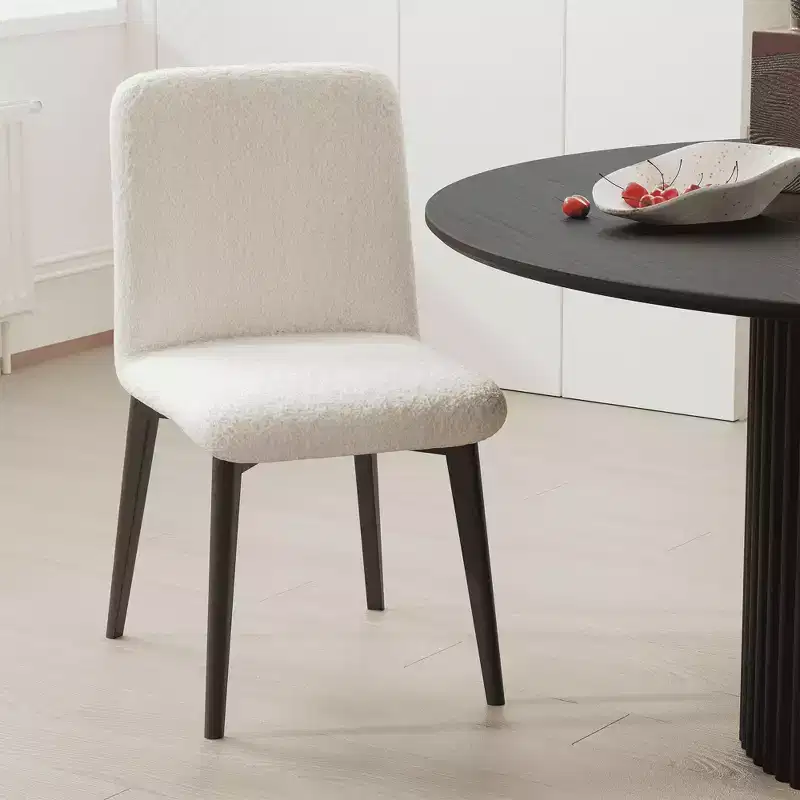Dining Chair with Wood Legs for Kitchen & Dining Area