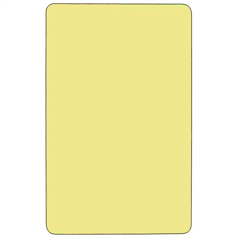 Emma and Oliver 24x48 Rectangle Laminate Adjustable Preschool Activity Table