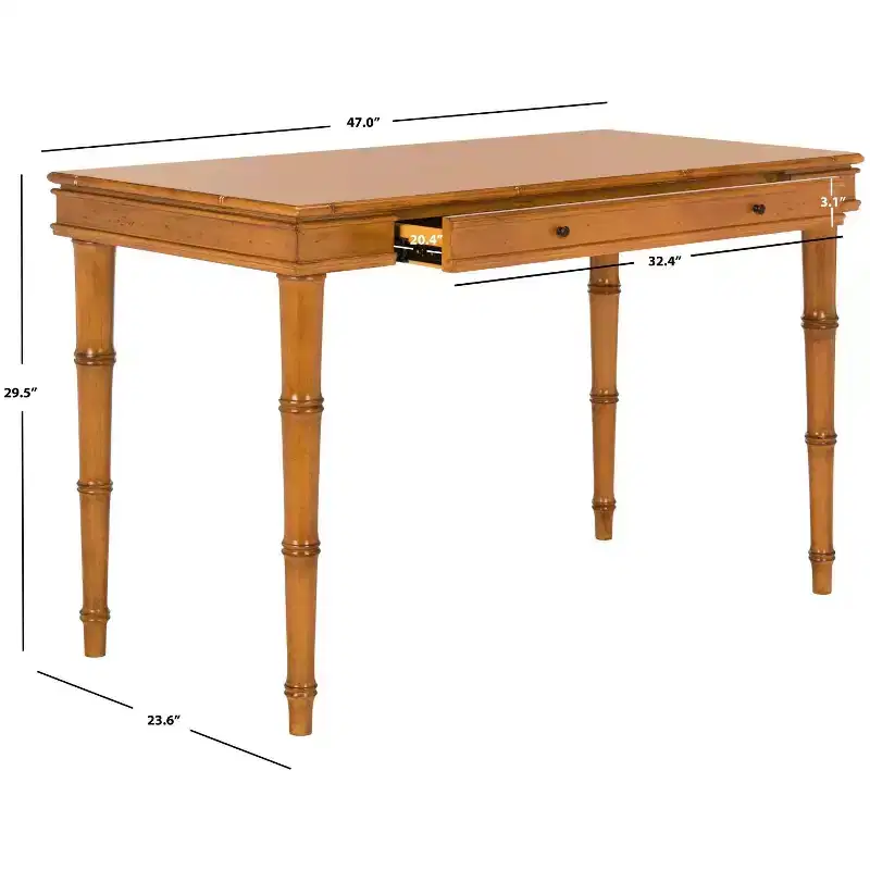 Noely 1 Drawer Writing Desk - DSK3500 - Safavieh