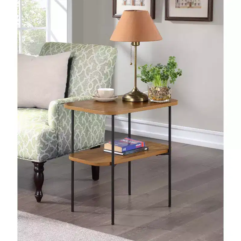 24 in.H Brown Color Rectangle Wood Table Top End Table 1 -piece