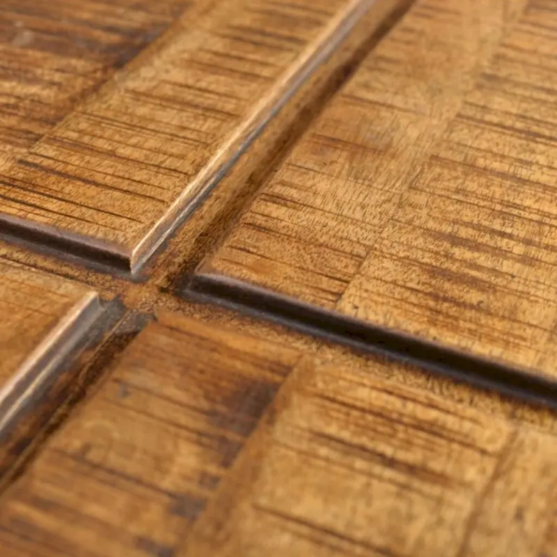 vidaXL Coffee Table Brown Square Solid Mango Wood - 27 x 27 x 12