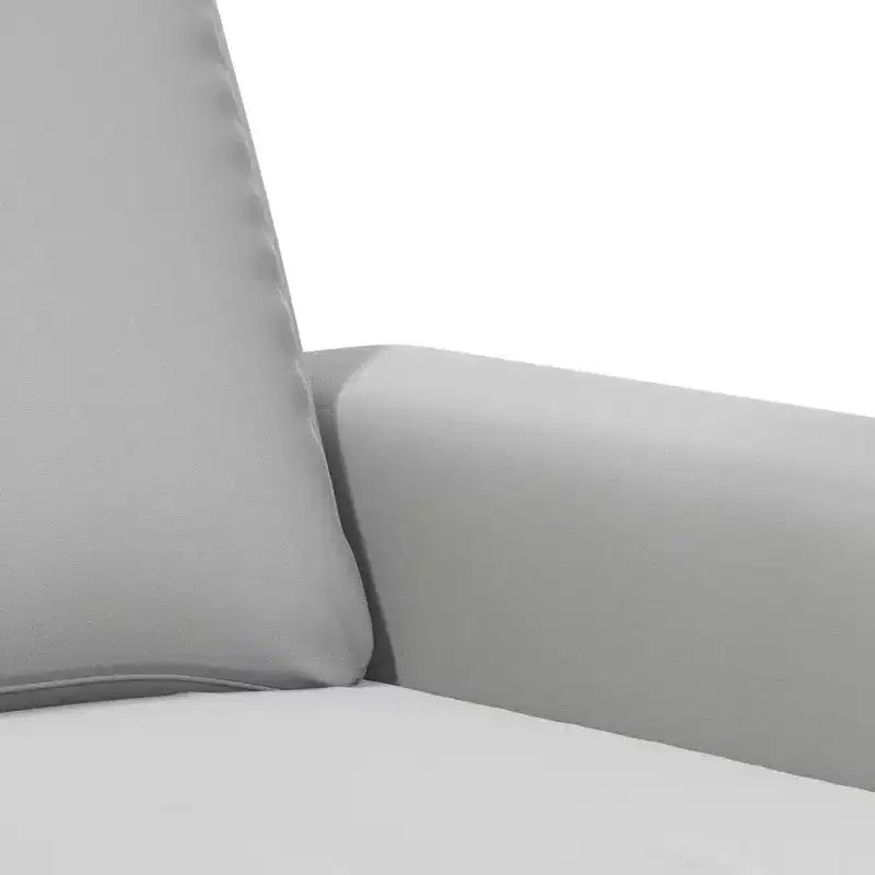 vidaXL 2-seater Sofa Light grey